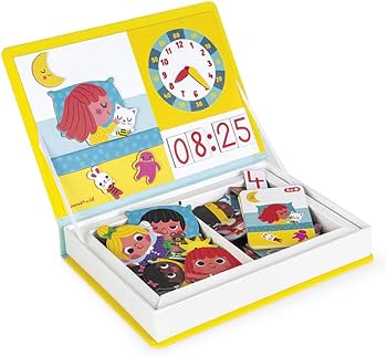 Aprende a Leer la Hora janod magnetibook Janod en Panamá PTY Juguetes