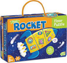 Cohete Formas Geometricas - Rocket Floor Puzzle – 39 Piece