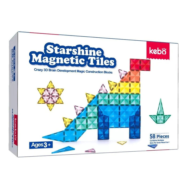 Juego de Bloques de Construcción Magnéticos 58 piezas
