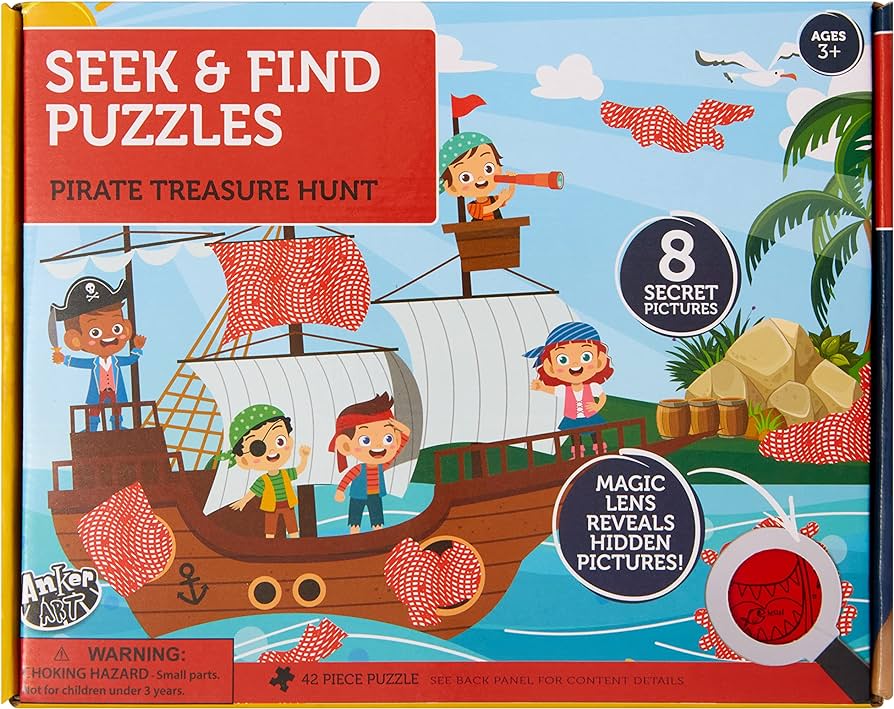 Pirate Treasure Hunt Rompecabezas 42 pcs